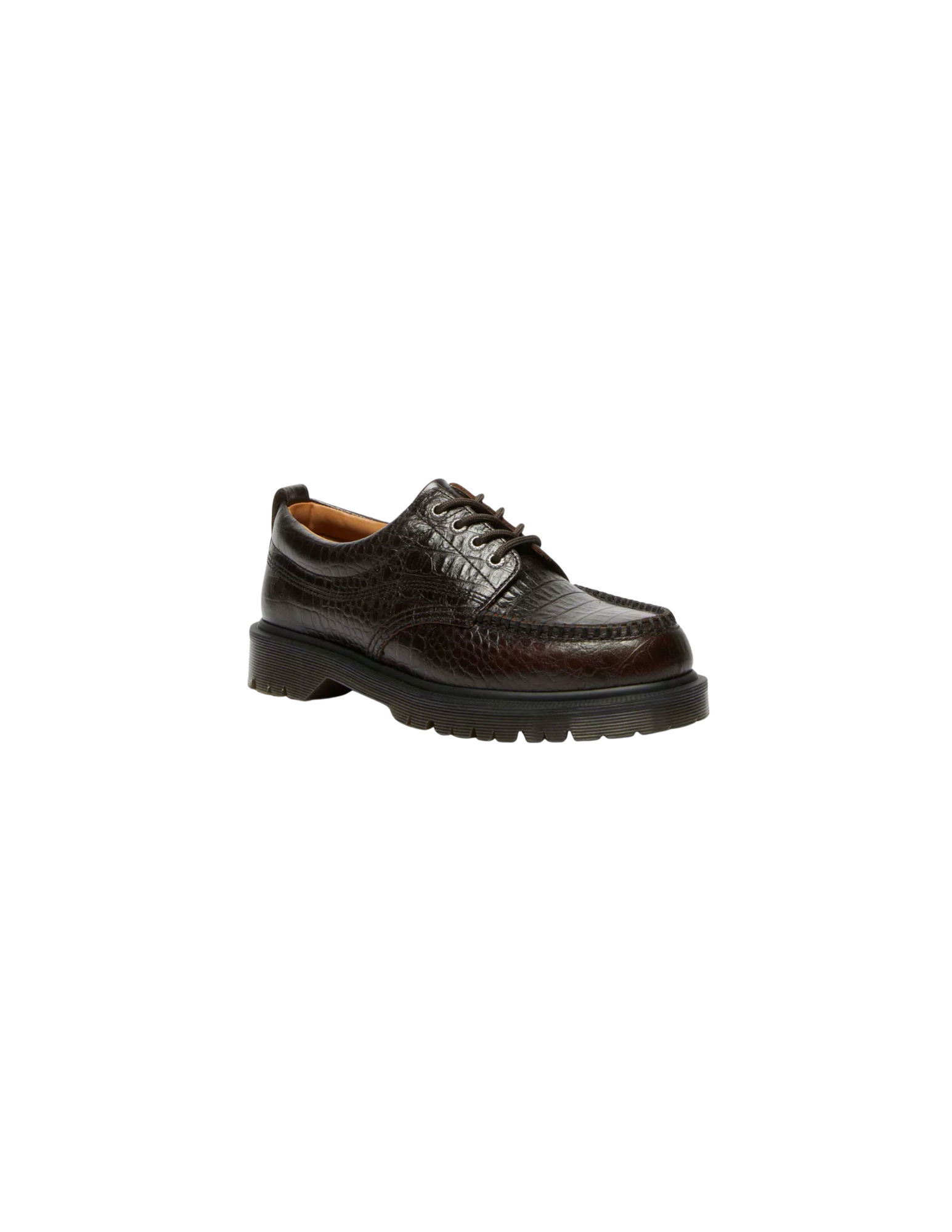 Lowell - Crocodile Analine Leather Moc Toe Shoes