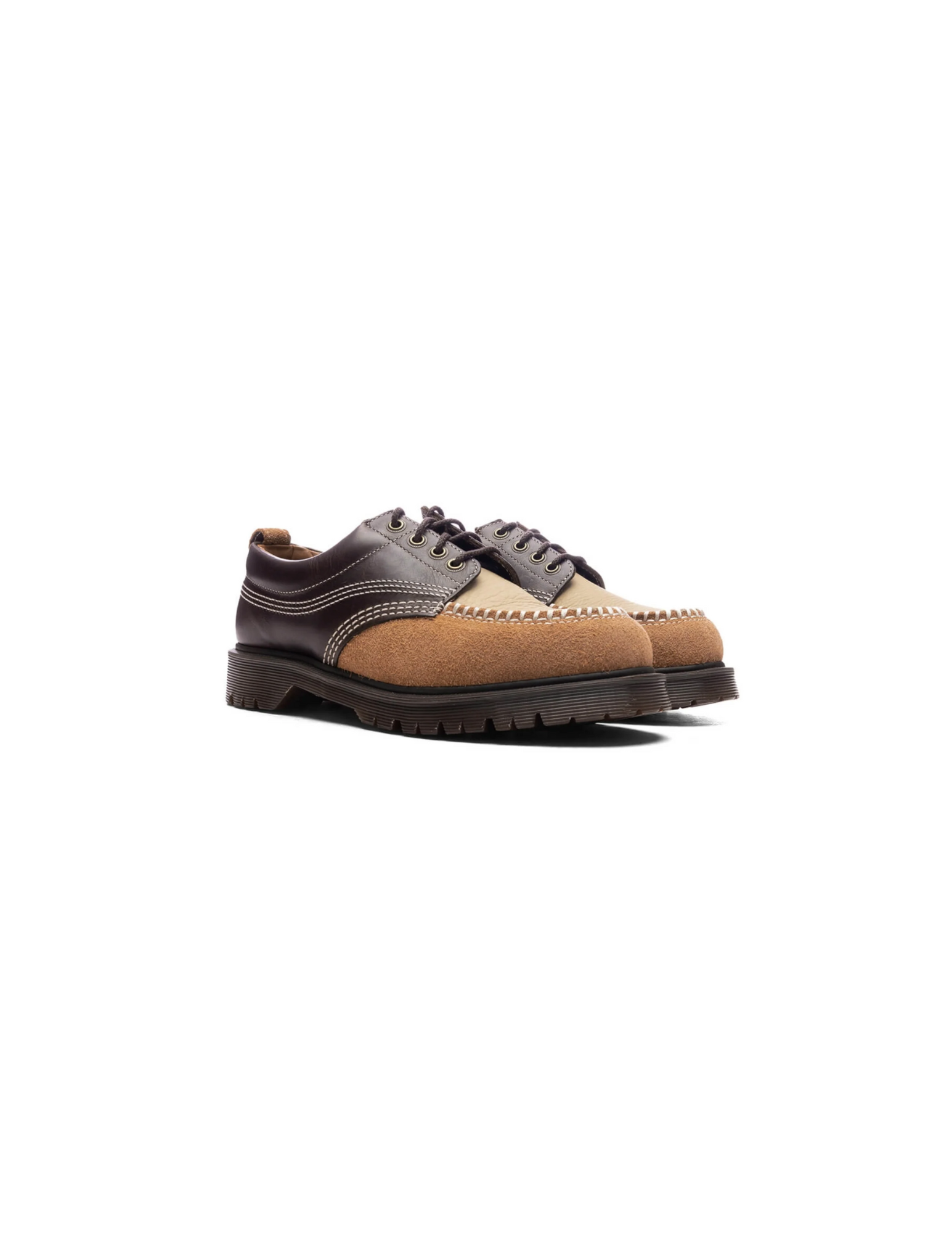 LOWELL - KINSLEY TUMBLE BUTTERSOFT/DARK BROWN HAIRY SUEDE/LIGHT+TAN DESERT BROWN