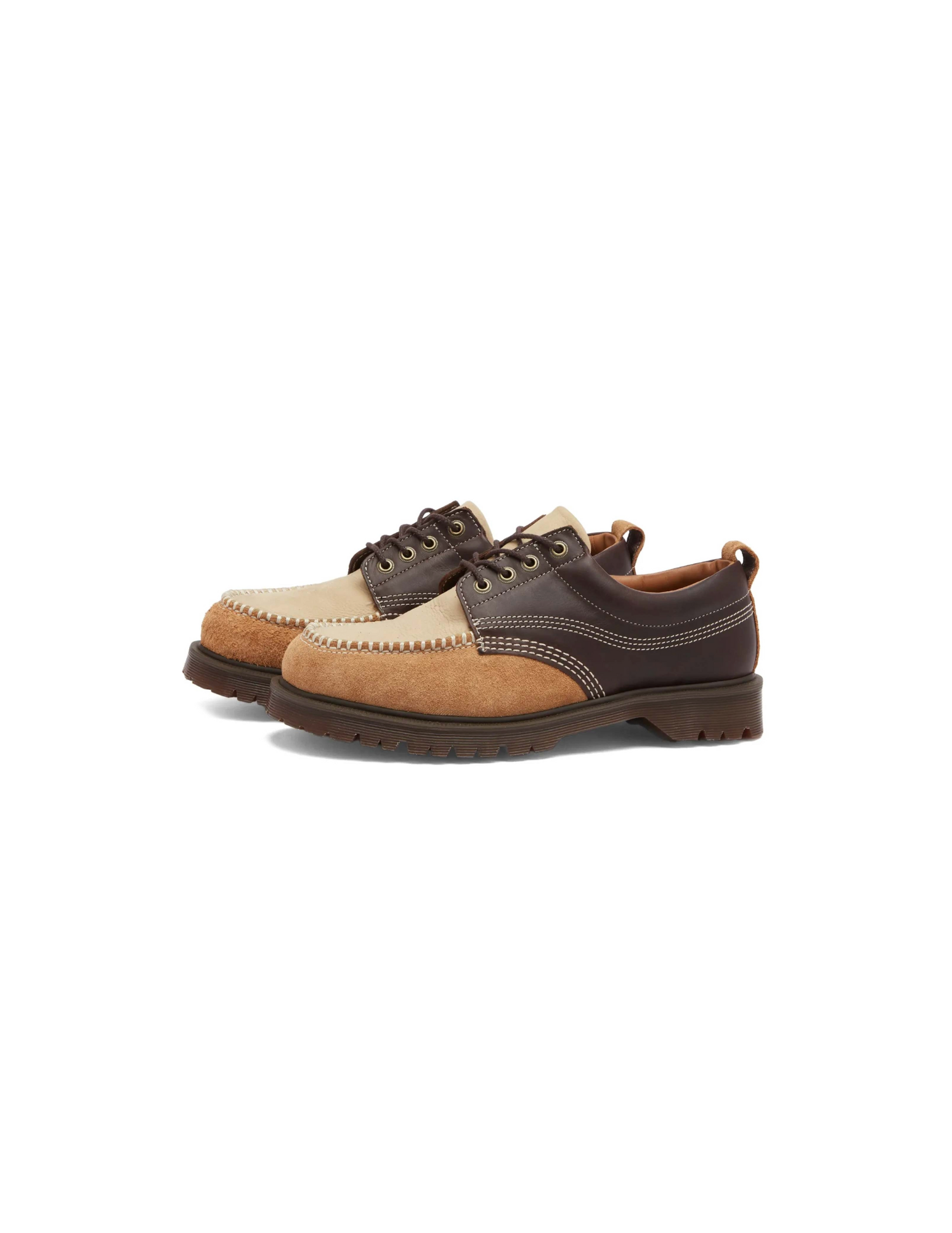 LOWELL - KINSLEY TUMBLE BUTTERSOFT/DARK BROWN HAIRY SUEDE/LIGHT+TAN DESERT BROWN