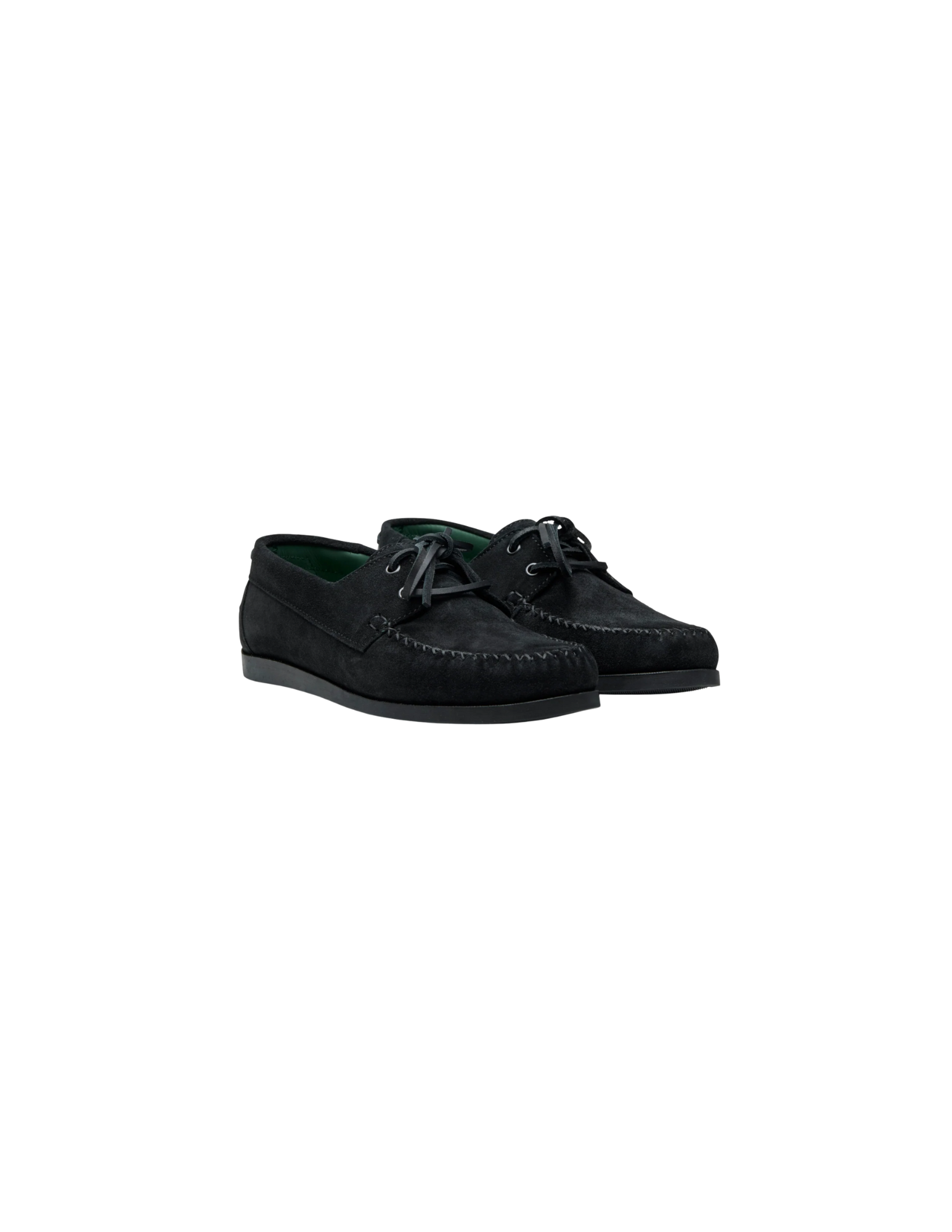 BOATMAN – BLACK SUEDE
