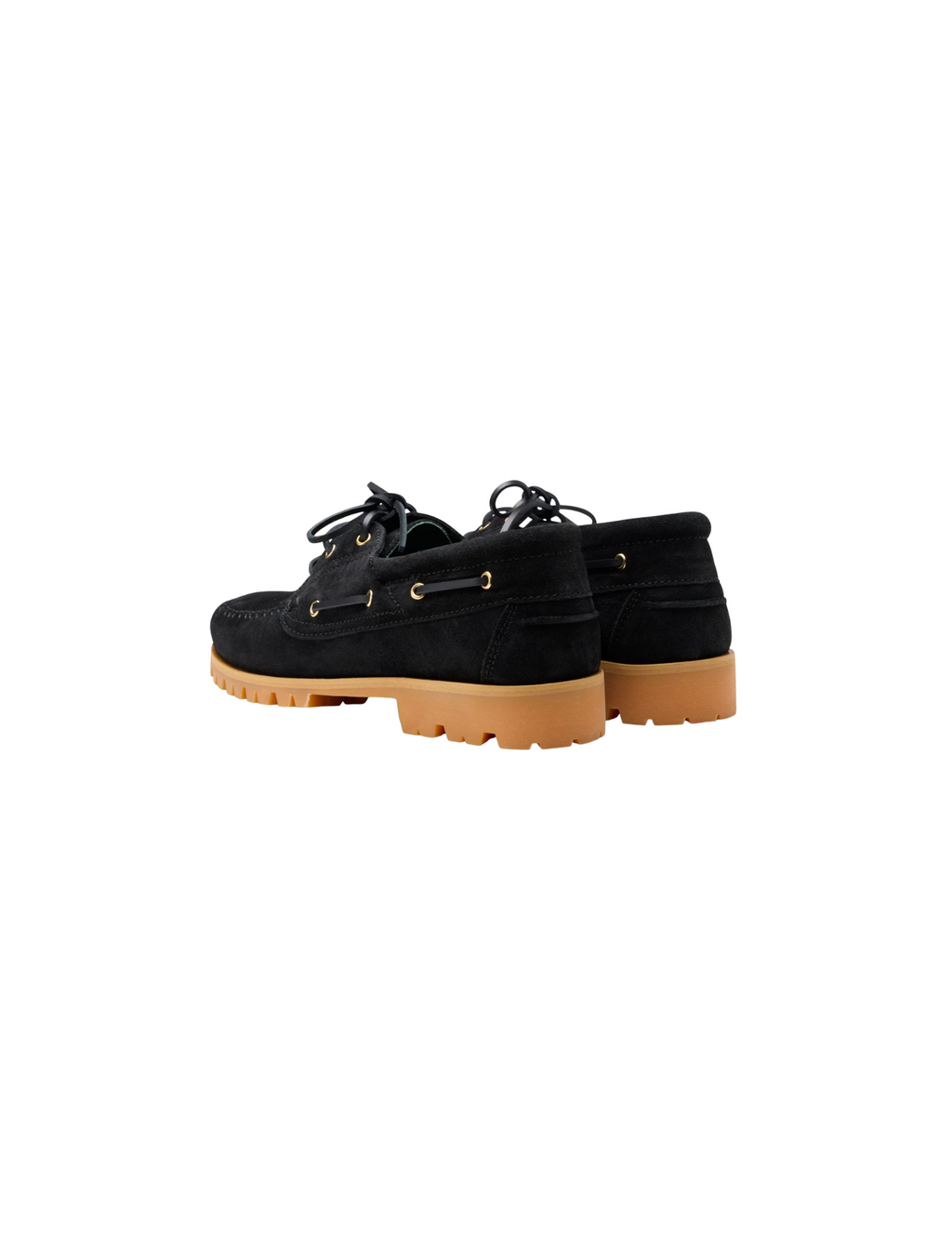 AZTEC BOAT SHOE - BLACK