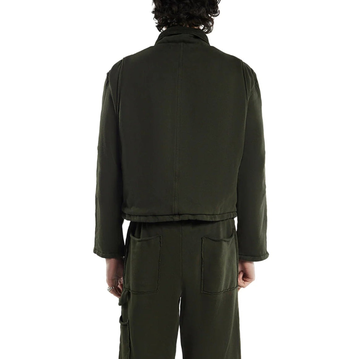 Heavyweight Utility Jacket - Washed Forest