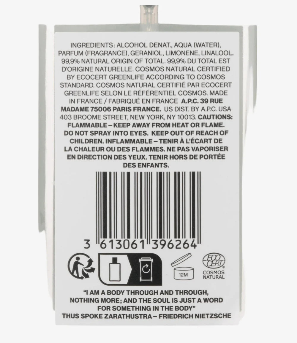 Eau De Cologne - Cosmos Natural