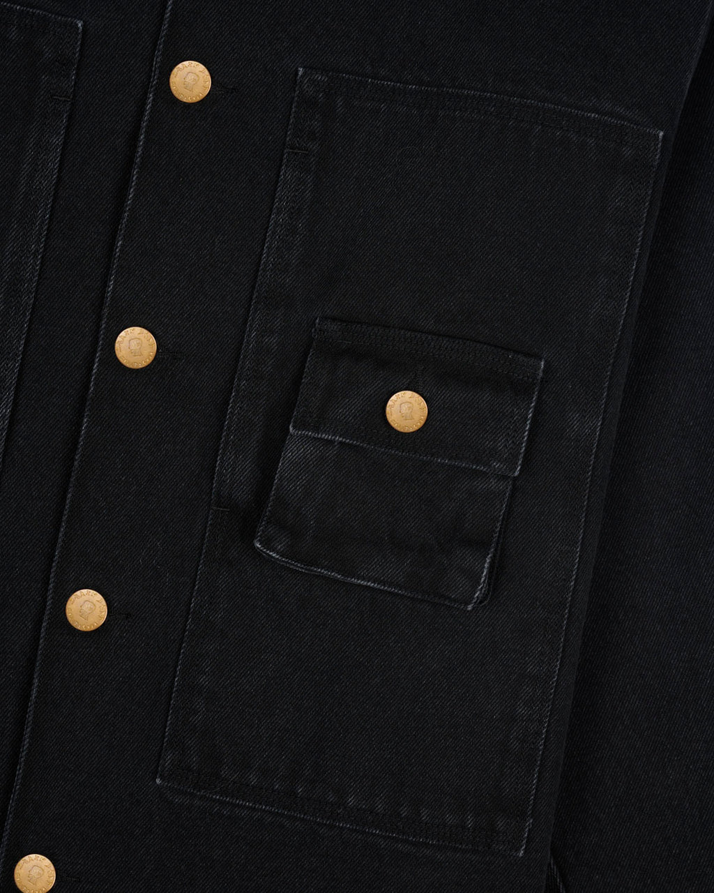 Denim 37 Work Shirt - Washed black