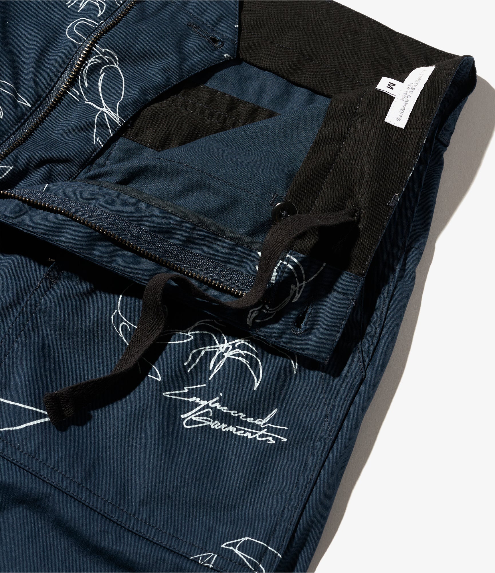 Fatigue Short - Navy Animal Print