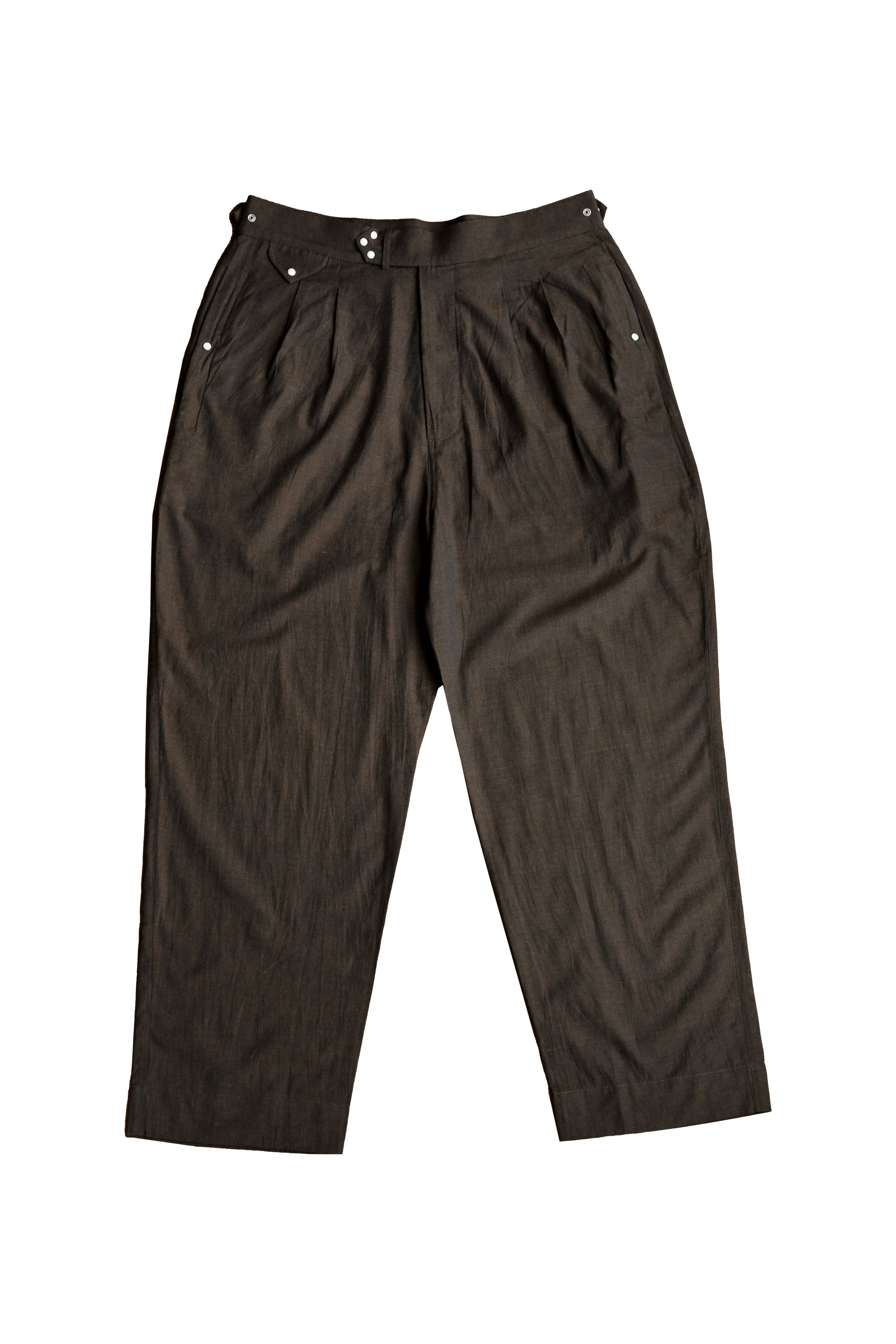Perlman Trouser | Brown Melange | Cotton