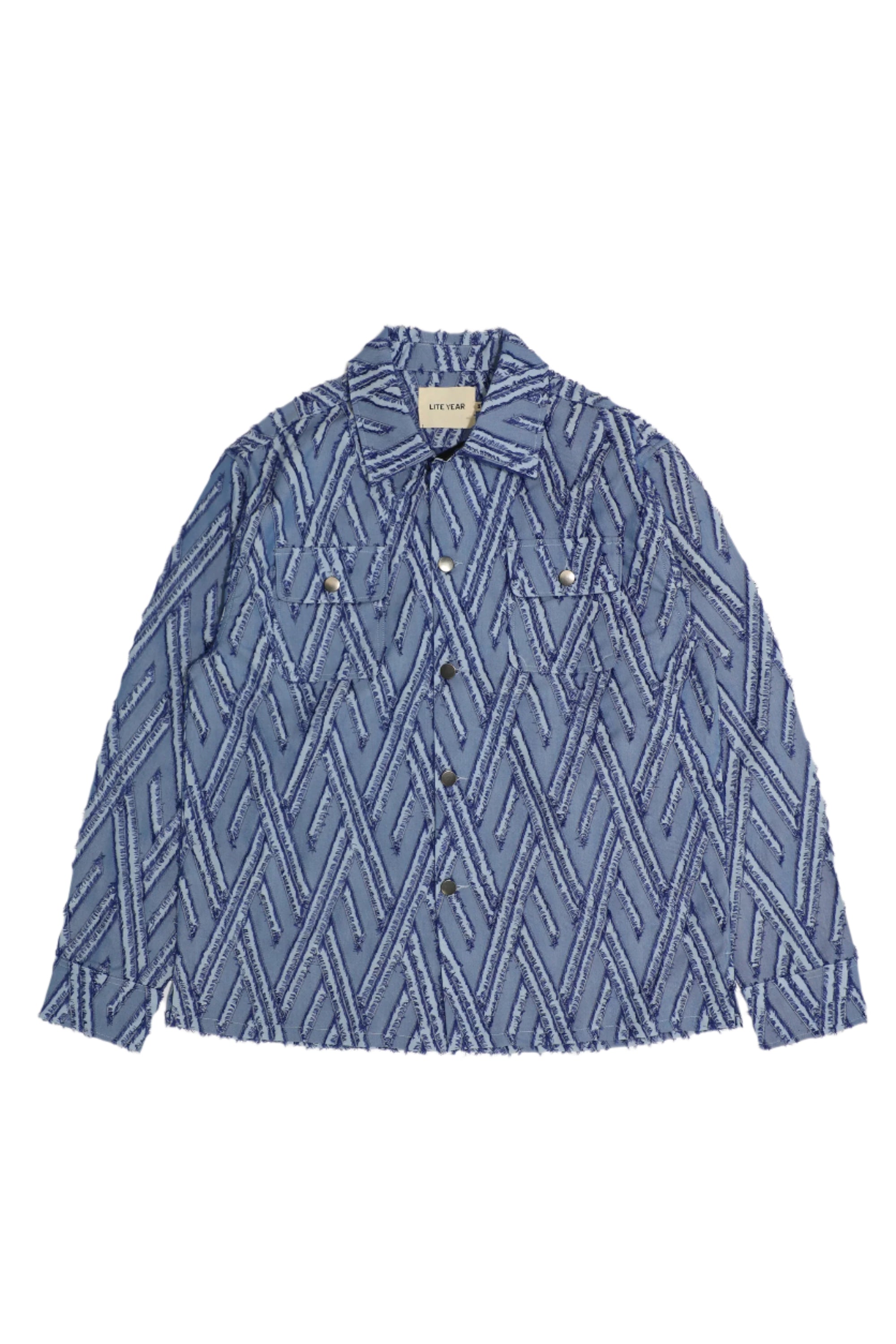 Work Jacket Blue / Light Blue Geo