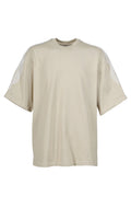 APPLIQUE GYM TEE / OVERDYE BEIGE