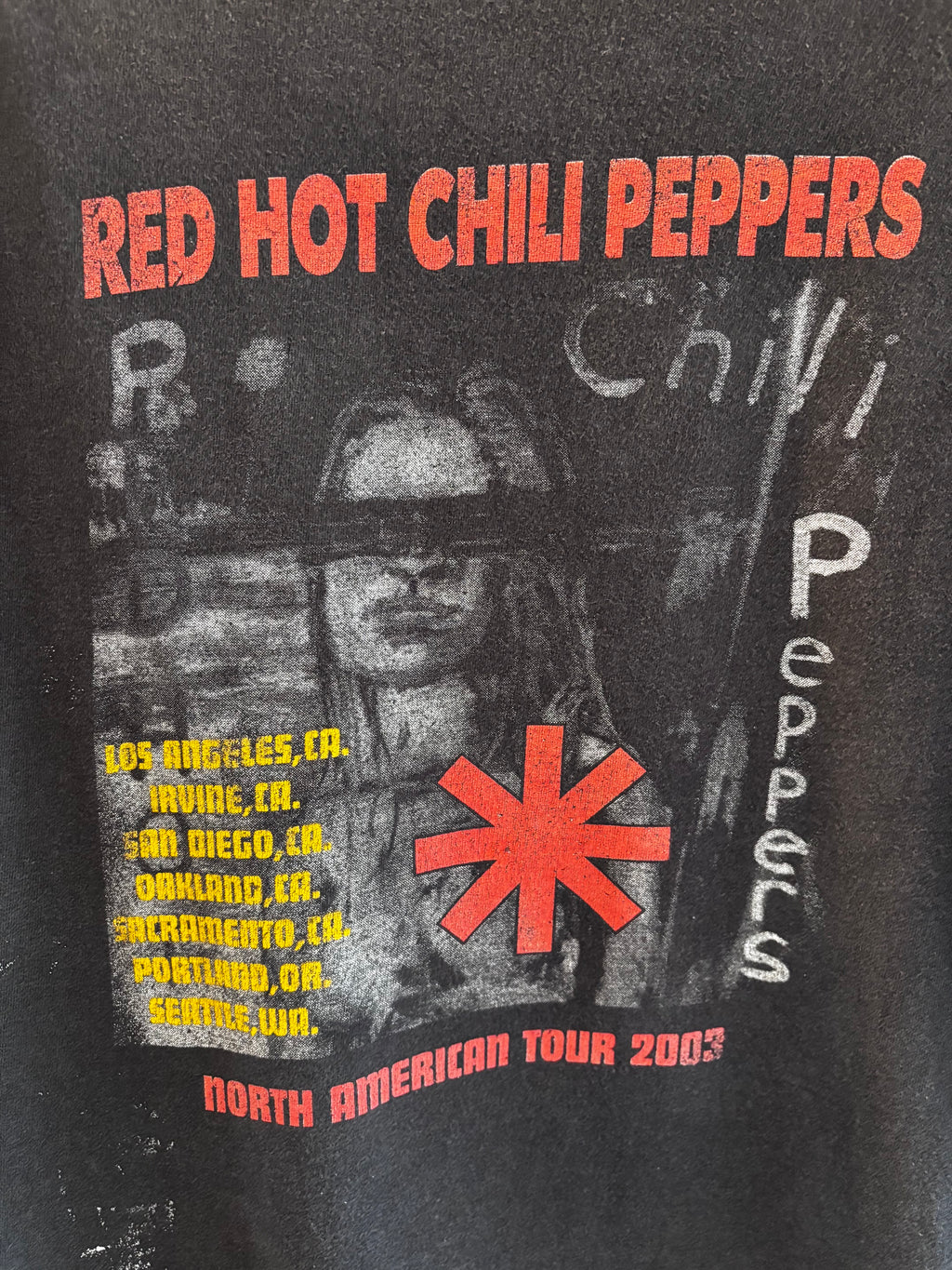 Vintage Red Hot Chili Peppers 2003 Tour Bootleg Tee