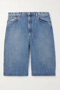 Super Dad's Wide-Leg Denim Shorts