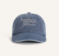 POETIC SCRIPT DENIM CAP