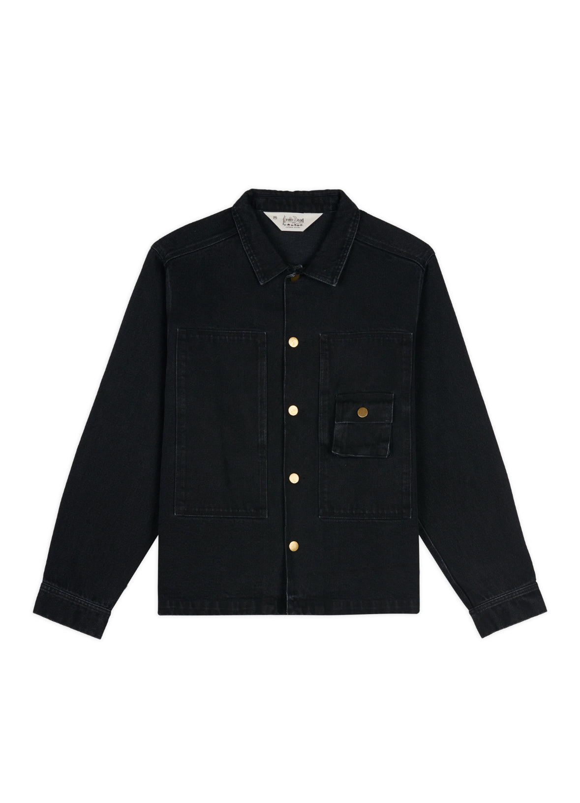 Denim 37 Work Shirt - Washed black