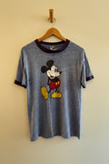 Vintage 1980s Disney Mickey Mouse Ringer T-Shirt