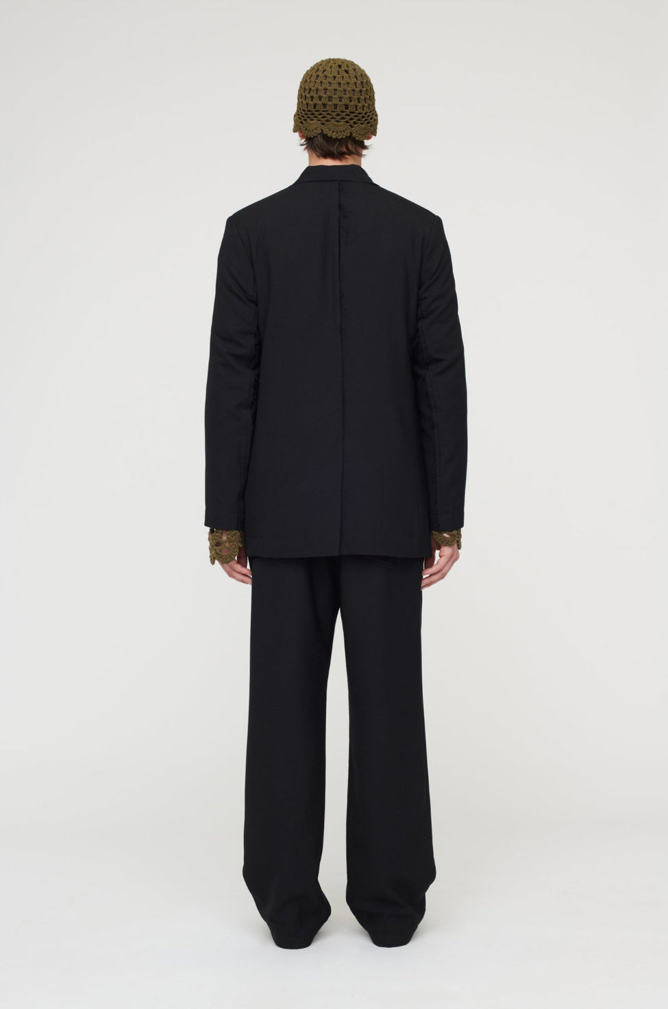 Oversized Blazer Gabardine (Black)