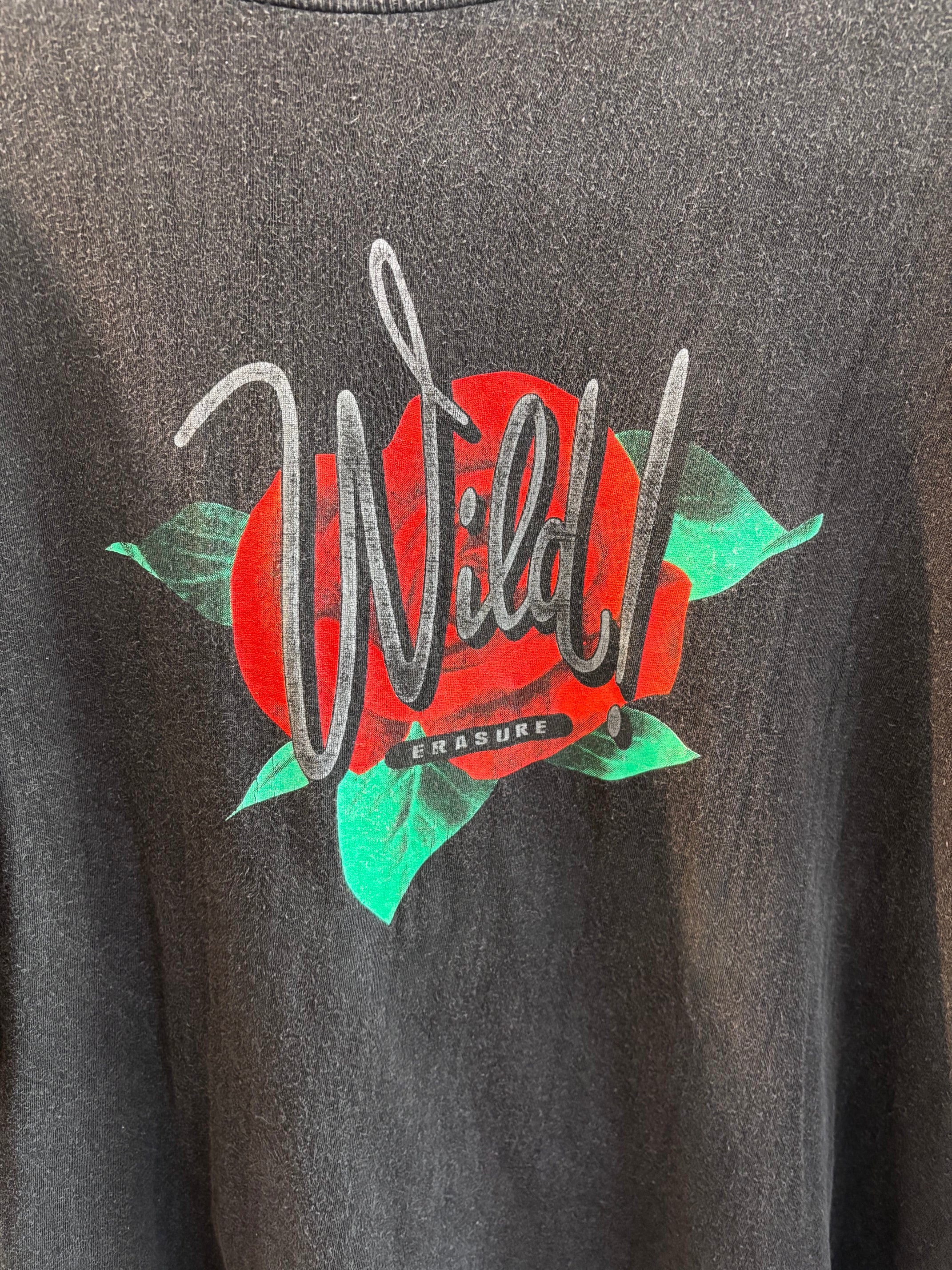 Vintage 1989–1990 Erasure "Wild!" Tour T-Shirt