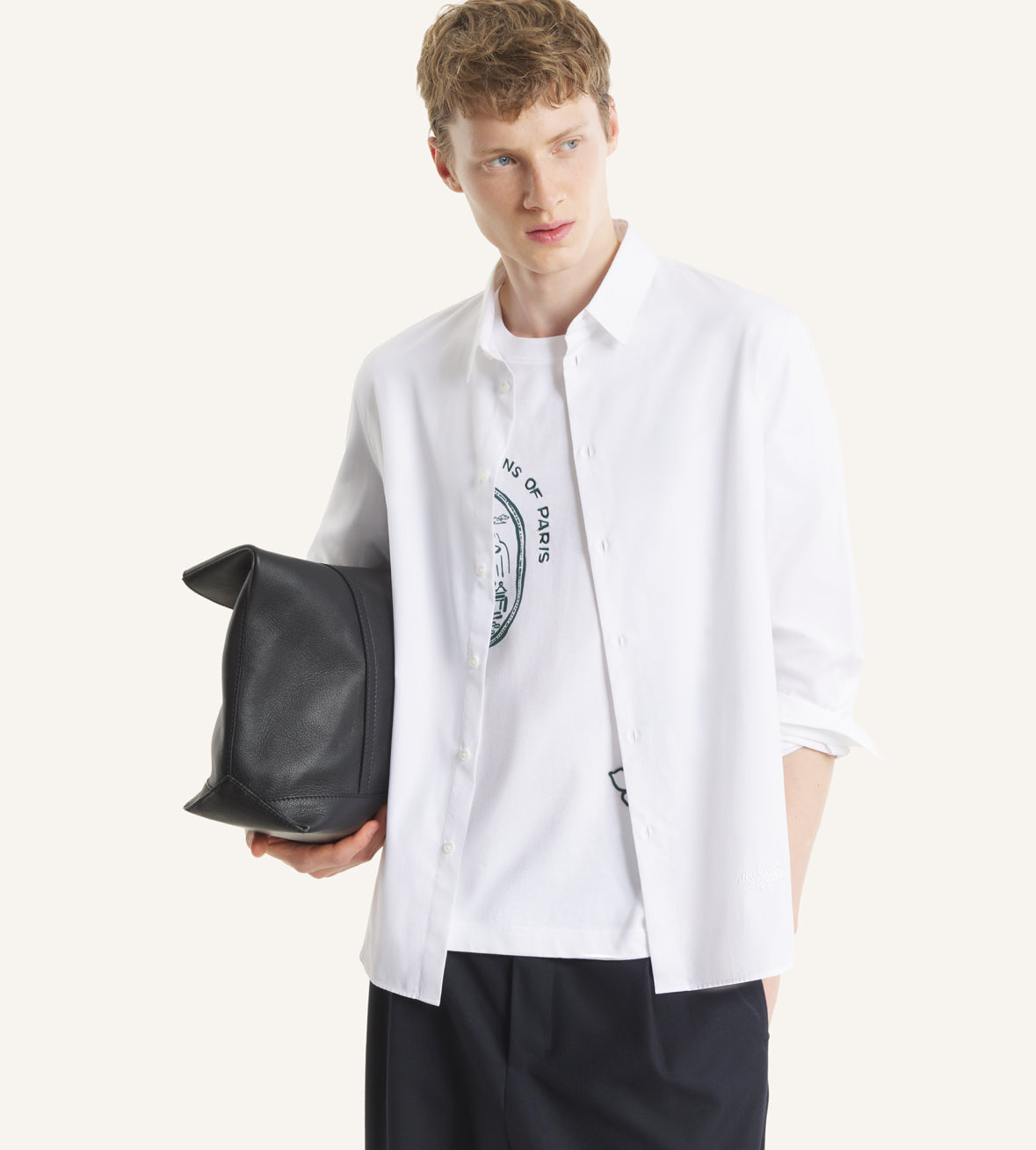 HANDWRITING CASUAL SHIRT