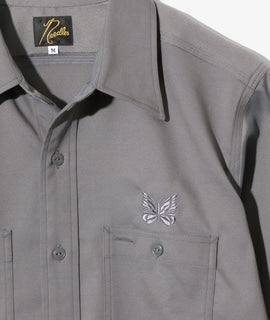 WORK SHIRT GREY CAVALRY TWILL