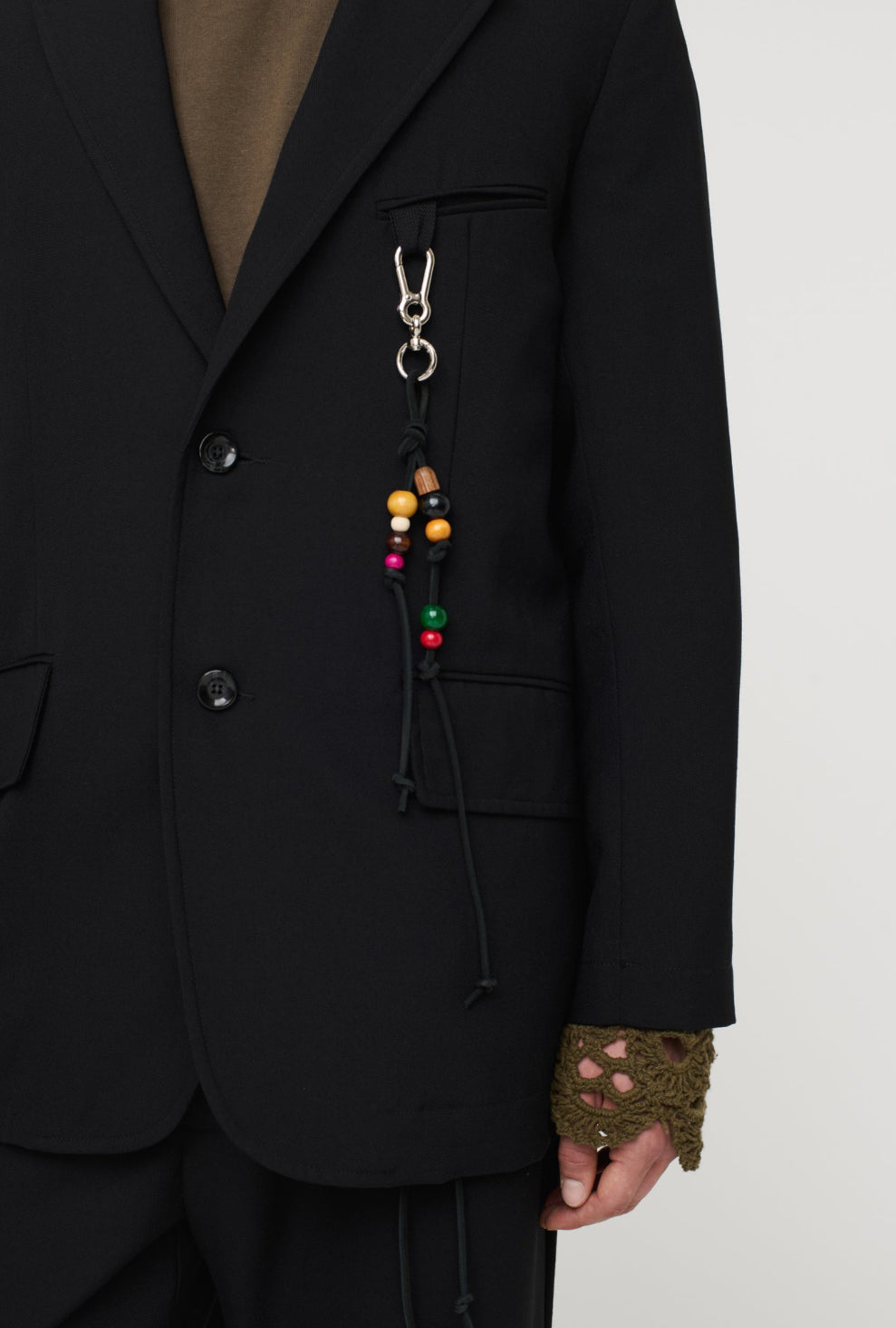 Oversized Blazer Gabardine (Black)