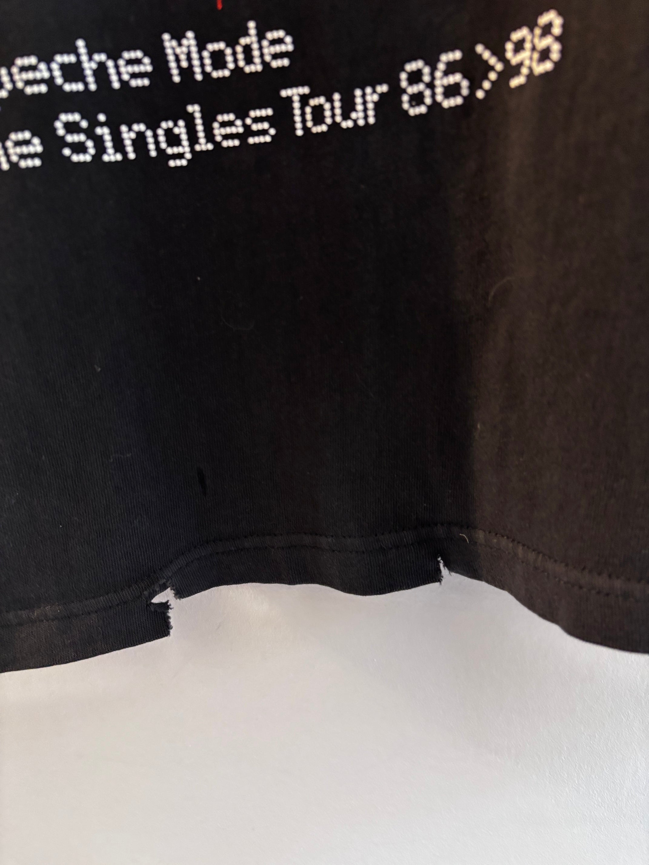 Authentic Vintage 1998 Depeche Mode "The Singles Tour" Concert Tee