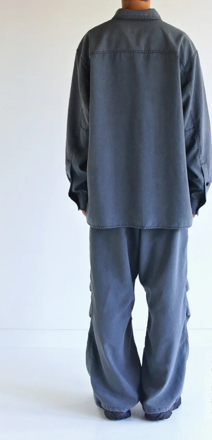 LIGHTWEIGHT SHIRT GRAY BLUE
