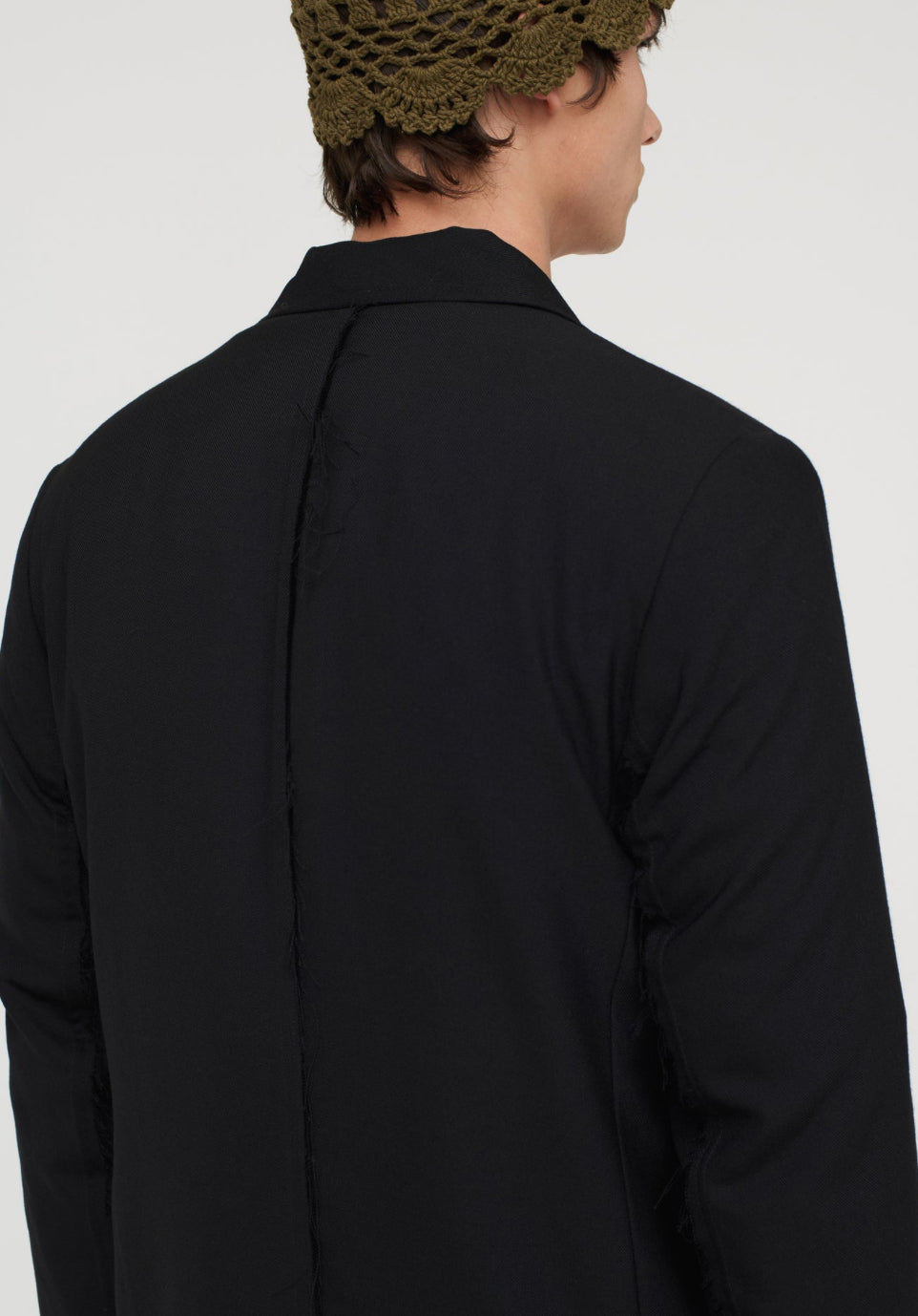 Oversized Blazer Gabardine (Black)