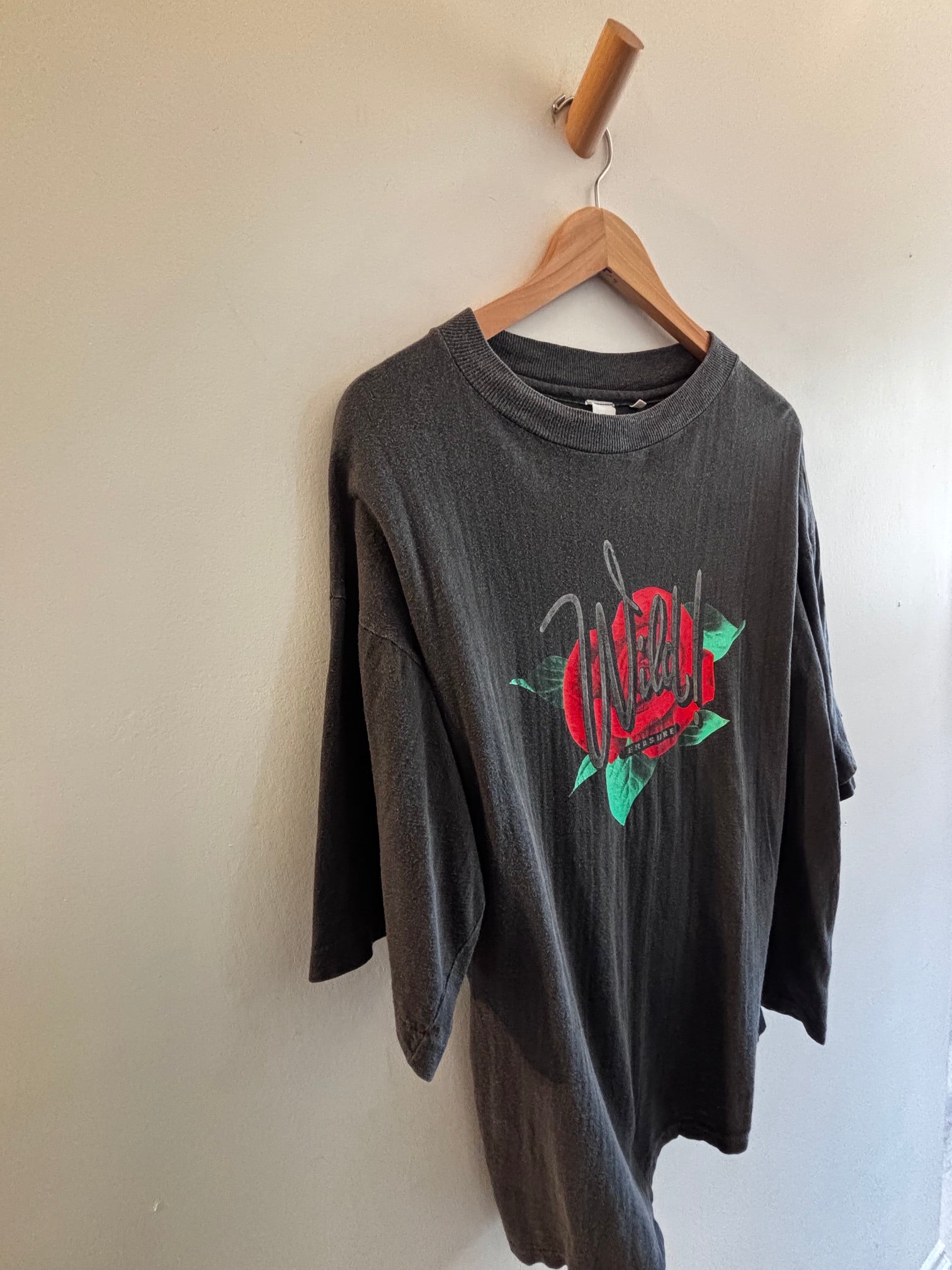Vintage 1989–1990 Erasure "Wild!" Tour T-Shirt