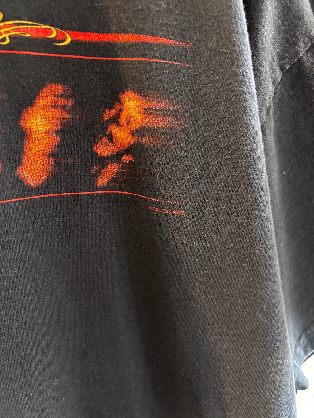 Vintage Lou Reed Ecstasy Tour T-shirt from 2000
