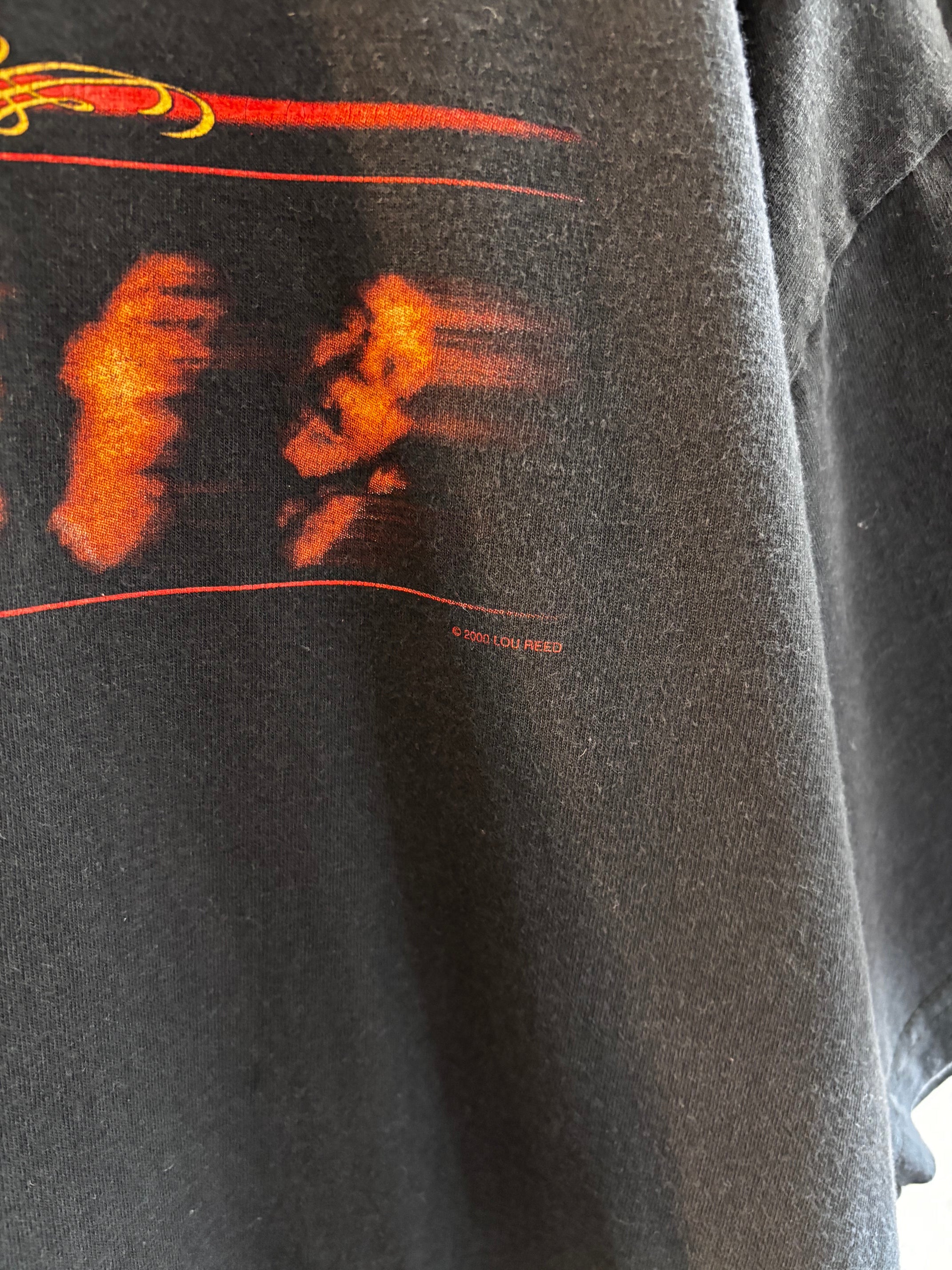 Vintage Lou Reed Ecstasy Tour T-shirt from 2000